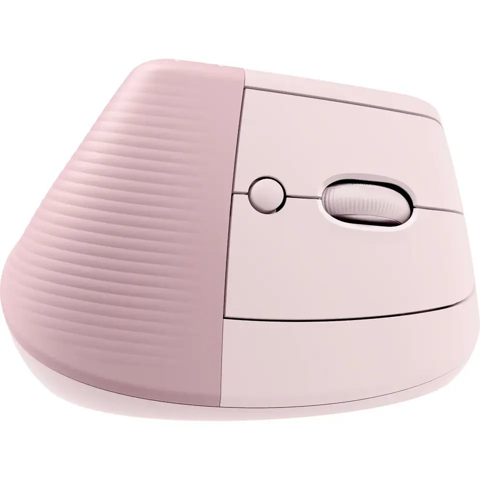 Mouse Ergonónico Inalámbrico Logitech Lift Vertical 4000DPI 6 BT Rosado 3