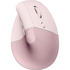 Mouse Ergonónico Inalámbrico Logitech Lift Vertical 4000DPI 6 BT Rosado
