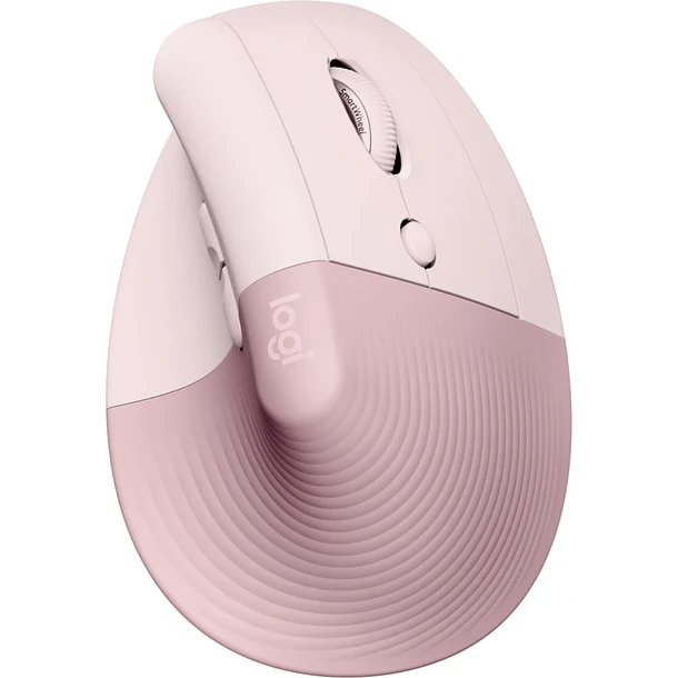 Mouse Ergonónico Inalámbrico Logitech Lift Vertical 4000DPI 6 BT Rosado 1