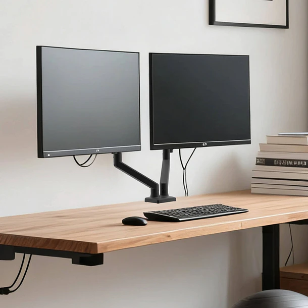 Soporte para Monitor Gas Spring Doble Mod. UT-MTG120 2