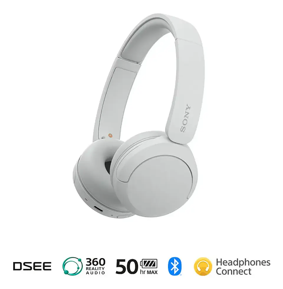 Audifonos SONY WH-CH520 BT blanco  2