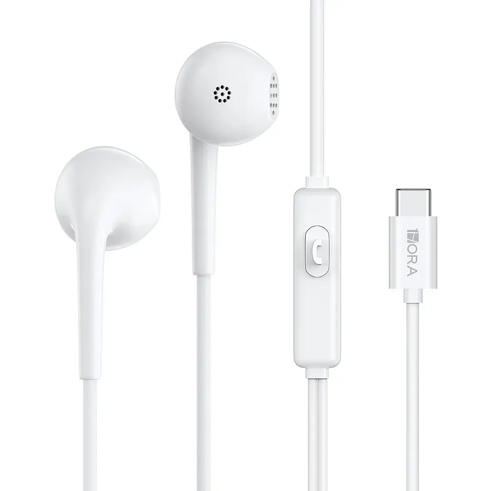 Auriculares con cable USB-C AUT124 con micrófono 1