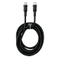 Cable de carga 5A Usb-c a Usb-c 2 METROS 100W trenzado - Miniatura 2