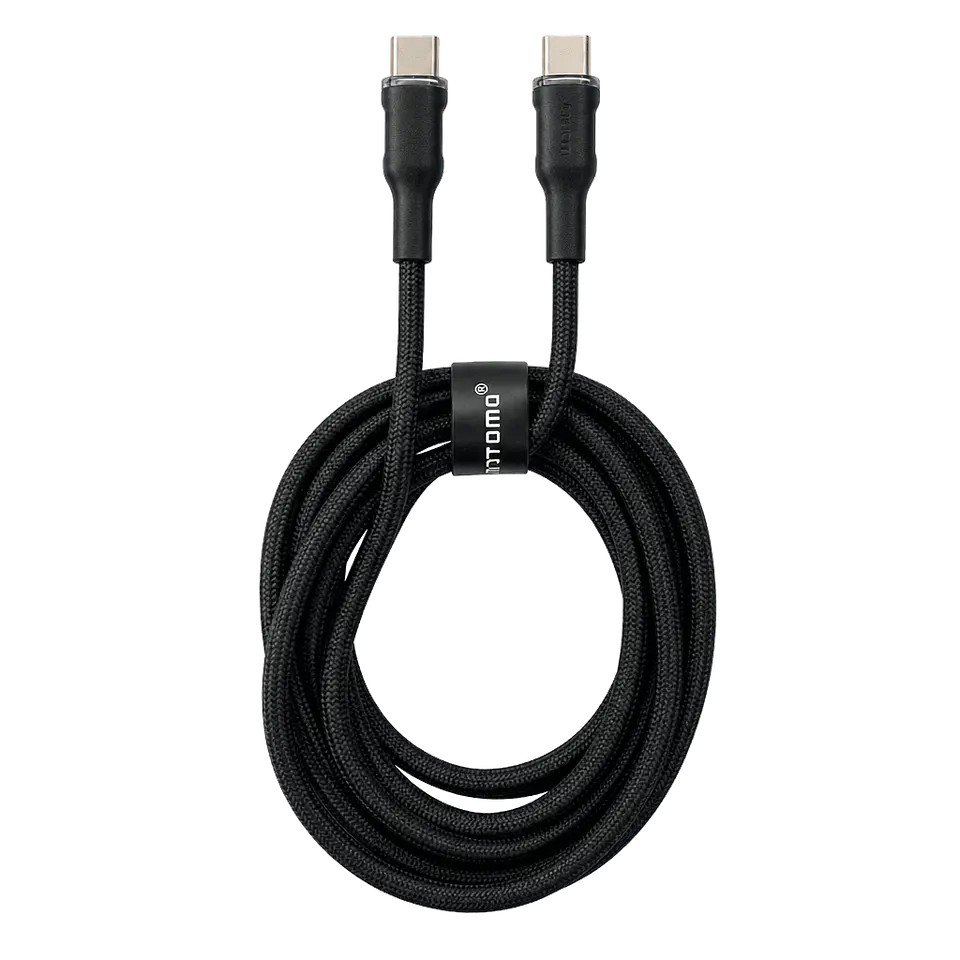 Cable de carga 5A Usb-c a Usb-c 2 METROS 100W trenzado 2