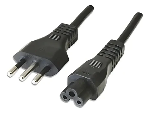 Cable de poder tipo trébol generico 1.5 metros