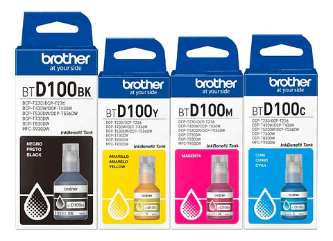Tinta para impresora Brother BTD100