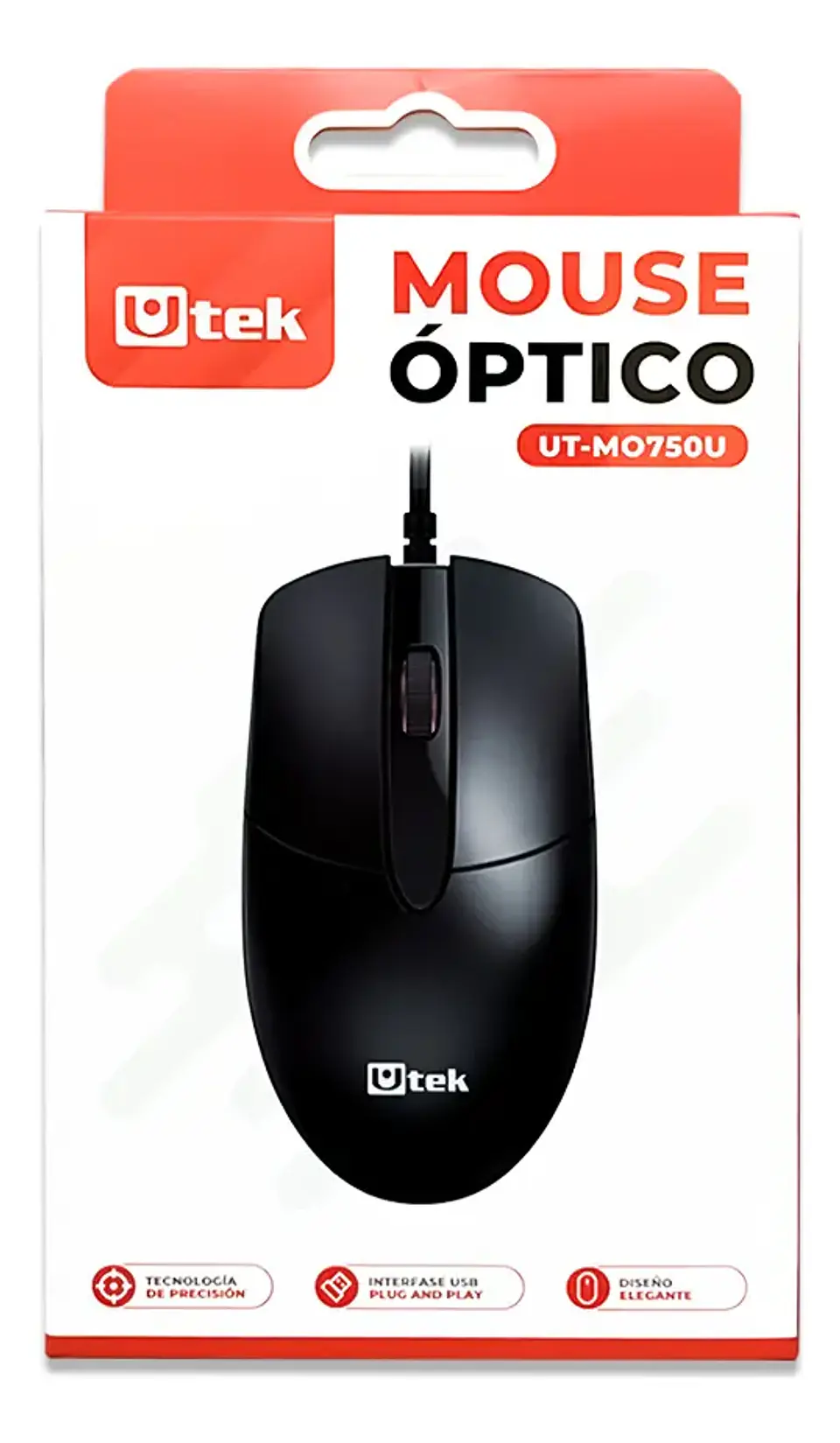 Mouse Alambrico Utek UT-M0750U 2