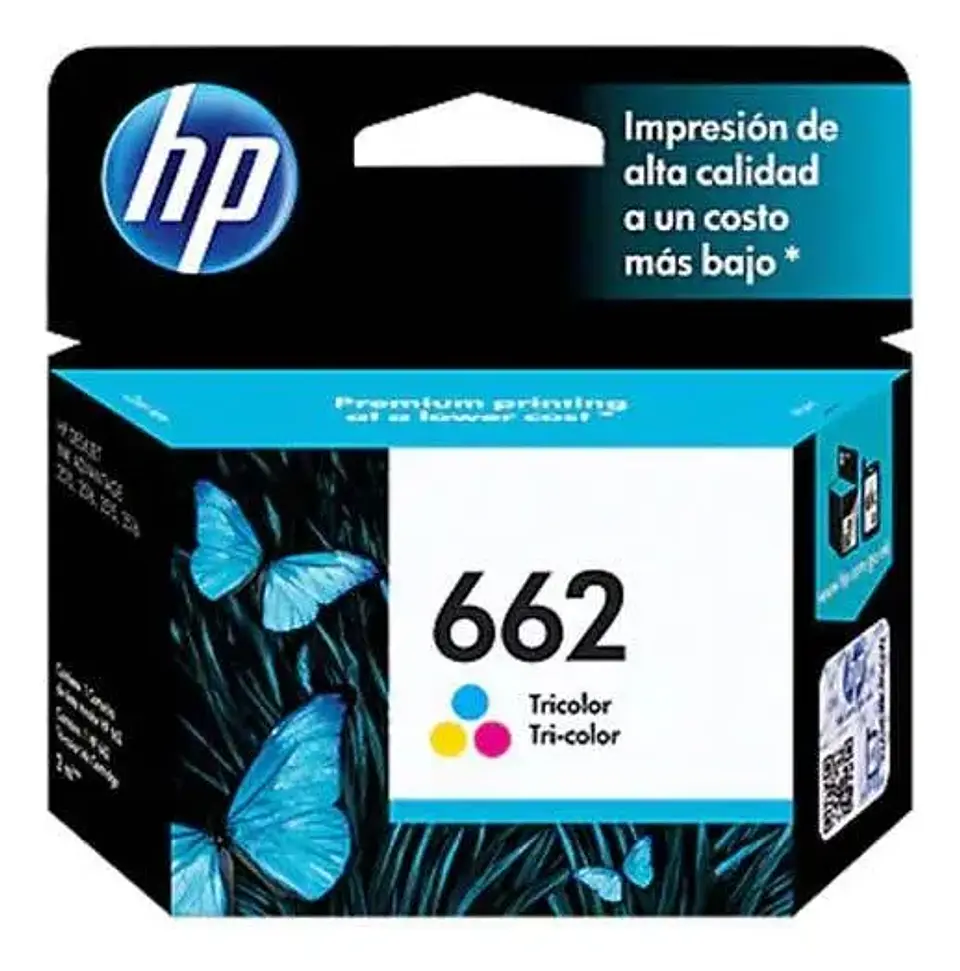 Tinta HP 662 Tricolor cartucho original  1