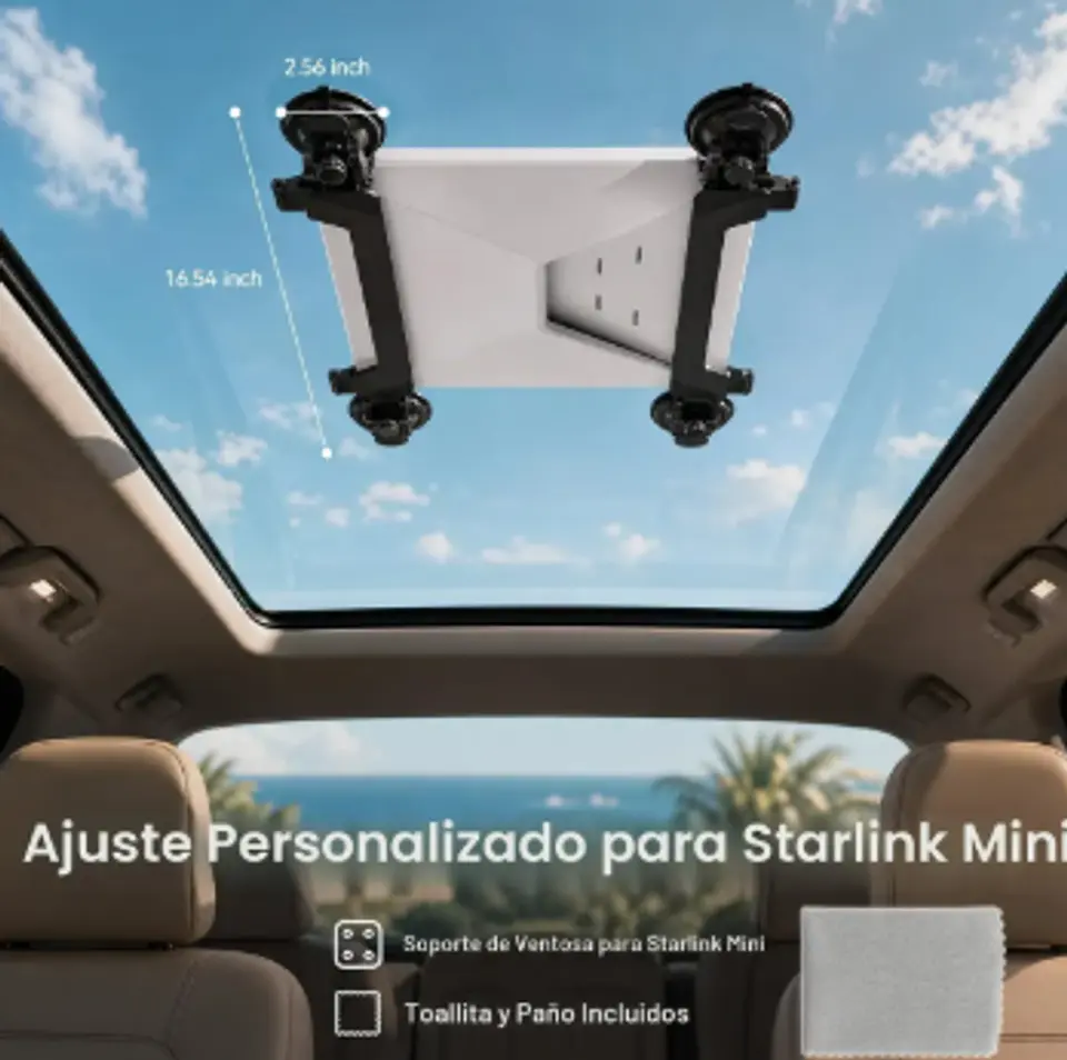 Starlink Mini Soporte De Ventosa Para Automóvil 2