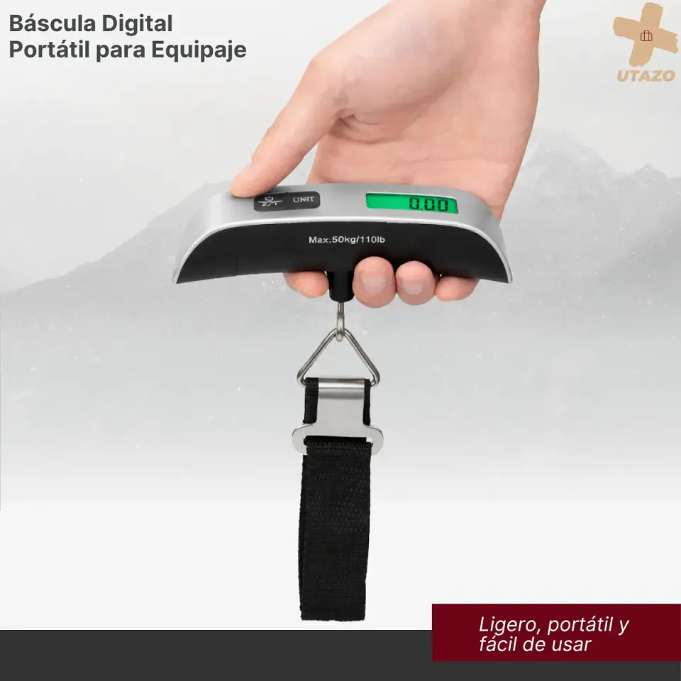 Balanza Digital De Mano Para Equipaje 50 Kg  5