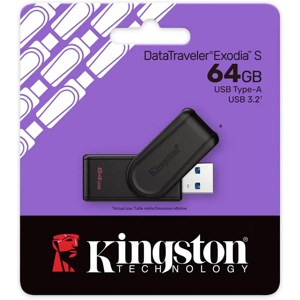 Pendrive exodia S 64GB USB KINGSTON  1