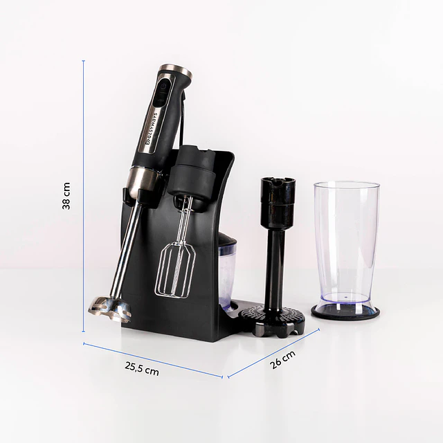 Mixer Batidora De Inmersión Minipimer Full 6 Accesorios Easyways 