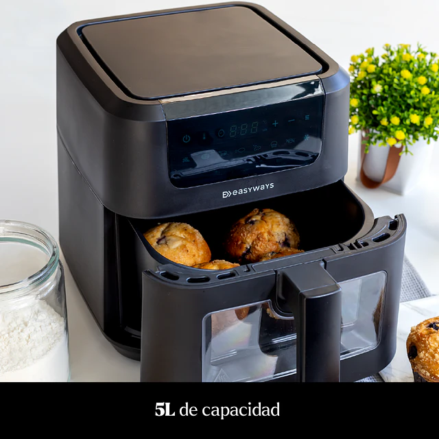 Freidora de Aire Air Fryer Chic Prime 5L con Visor EasyWays