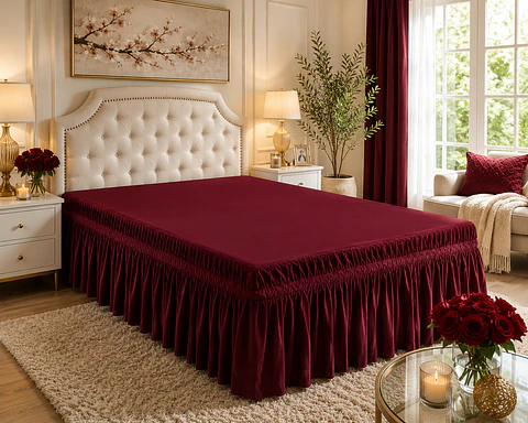 ✨ Faldón para Cama 1.5 Plaza – El detalle que hace lucir tu dormitorio como de revista