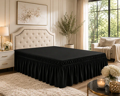 ✨ Faldón para Cama 2 Plazas – El detalle que hace lucir tu dormitorio como de revista