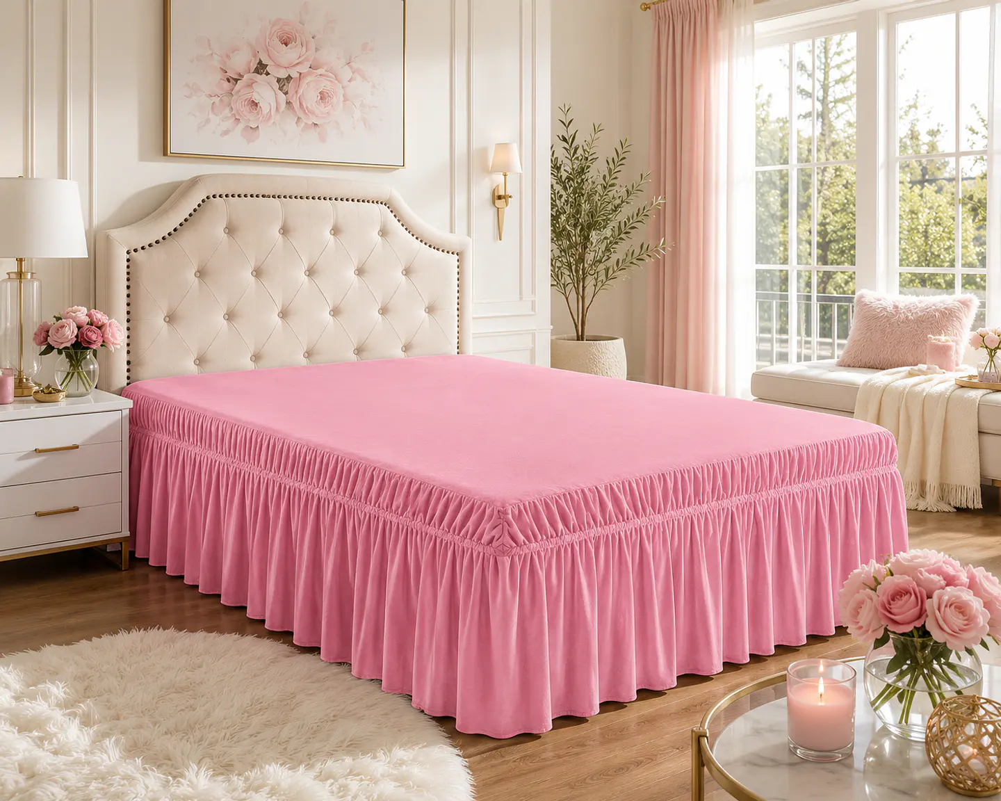 ✨ Faldón para Cama King – El detalle que hace lucir tu dormitorio como de revista 7