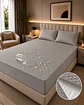 Cubre Colchón Impermeable 2 Plazas Engomado - Miniatura 2