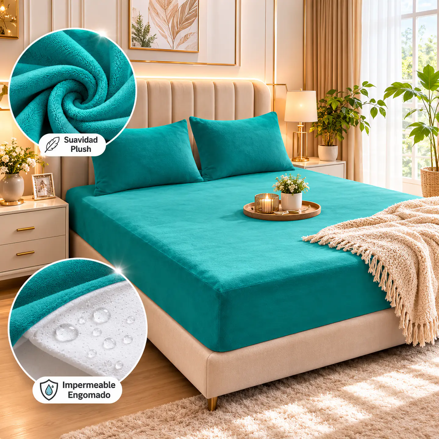 Cubre Colchón Plush King 3