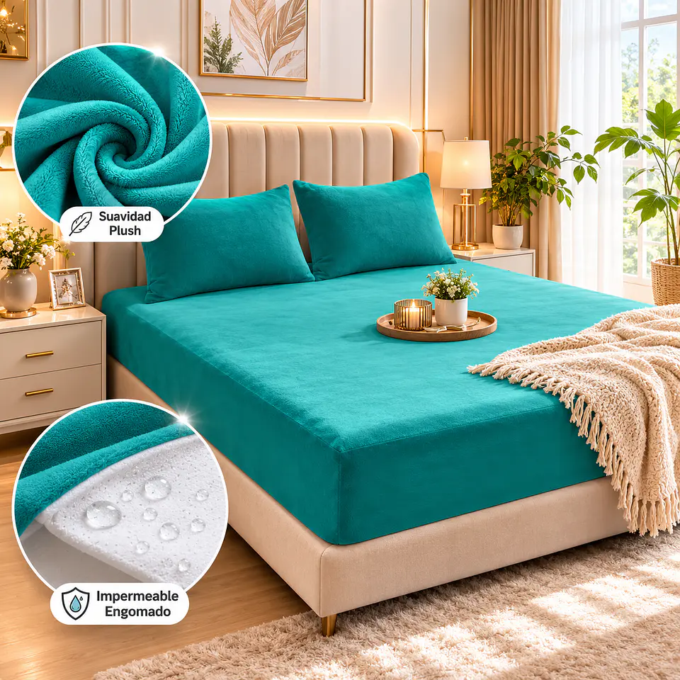 Cubre Colchón Plush King 3