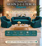 SET FUNDAS DE SILLÓN TURCAS 3+1+1 - Miniatura 7