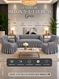 SET FUNDAS DE SILLÓN TURCAS 3+1+1 - Miniatura 8
