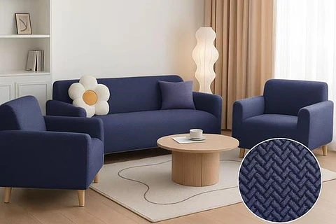 SET DE FUNDAS DE SILLÓN 3+1+1 TEXTURIZADO