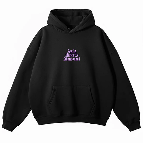 Polerón Hoddie Overbox - Jesús nunca te abandonará