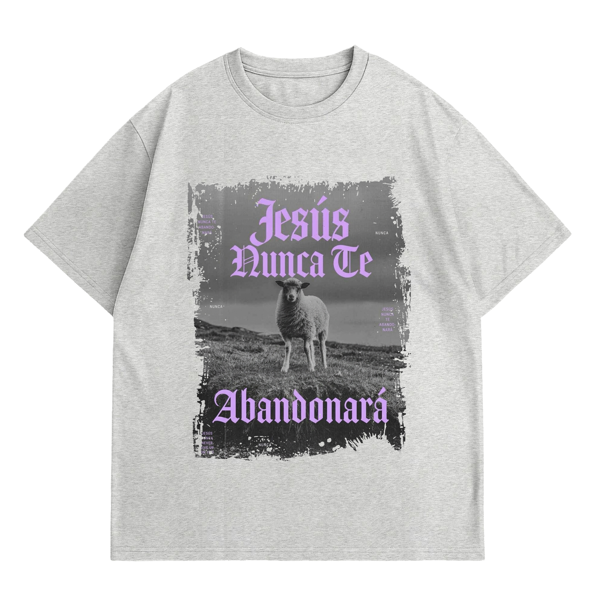 Polera Oversize - Jesús nunca te abandonará 2