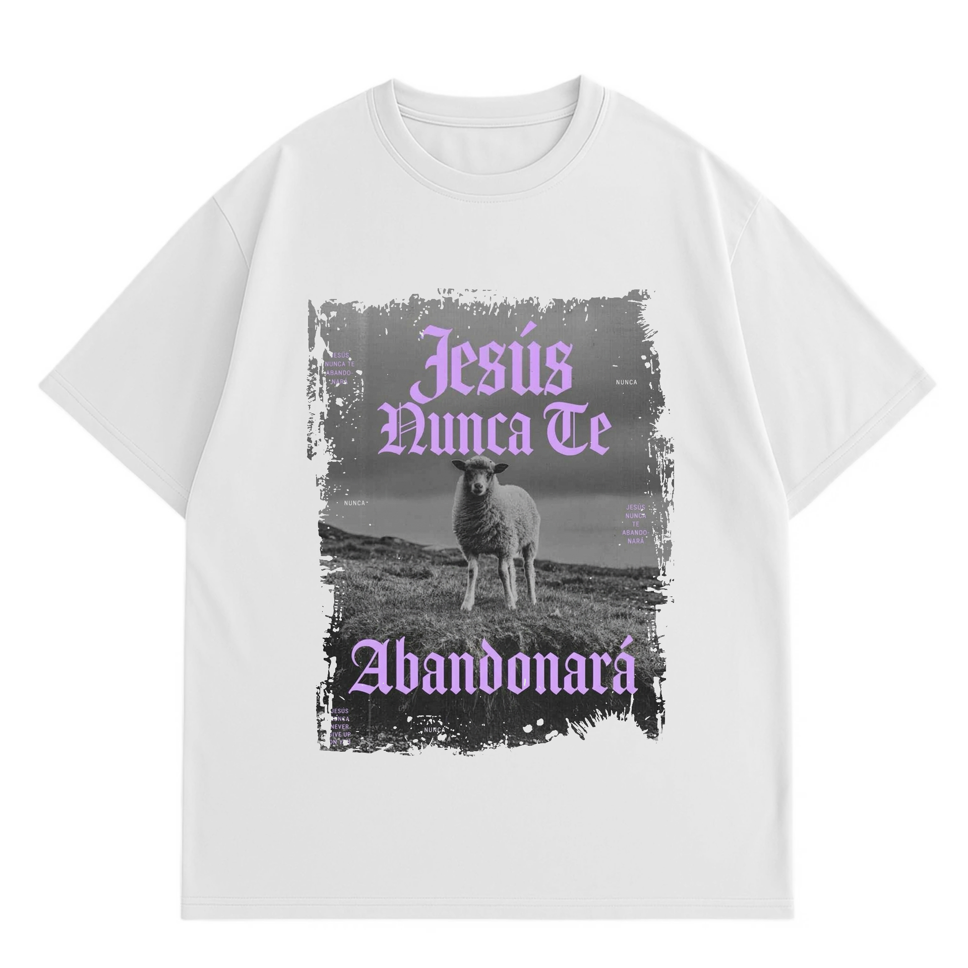Polera Oversize - Jesús nunca te abandonará 1