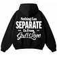 Polerón Hoddie Overbox - God´s Love Negro - Miniatura 1