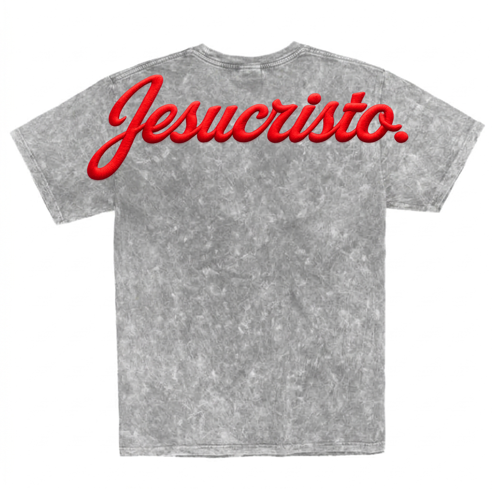 Polera Regular Acid Wash - Jesucristo 1