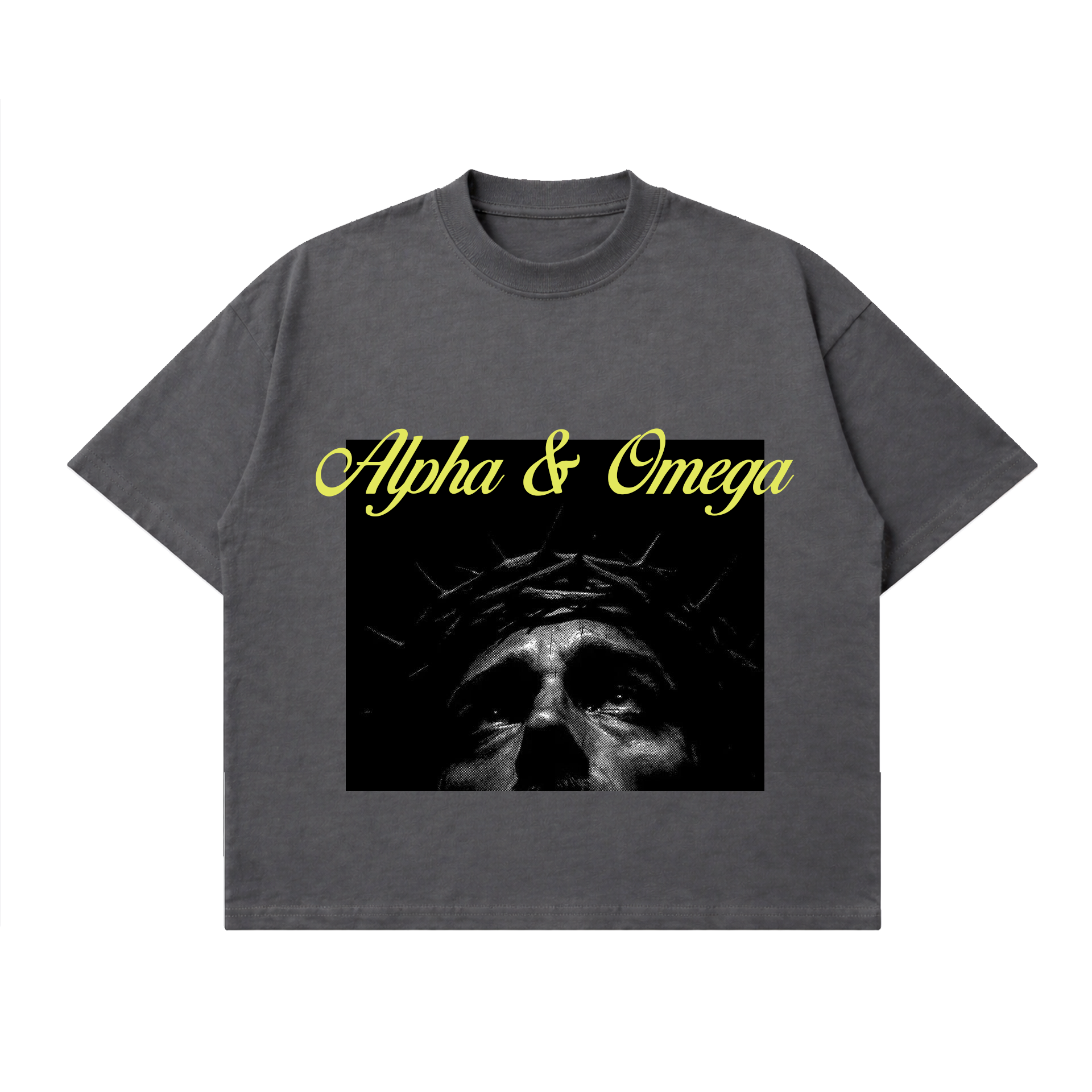 Polera BoxyFit - Alpha & Omega 1