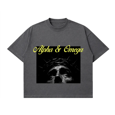 Polera BoxyFit - Alpha & Omega