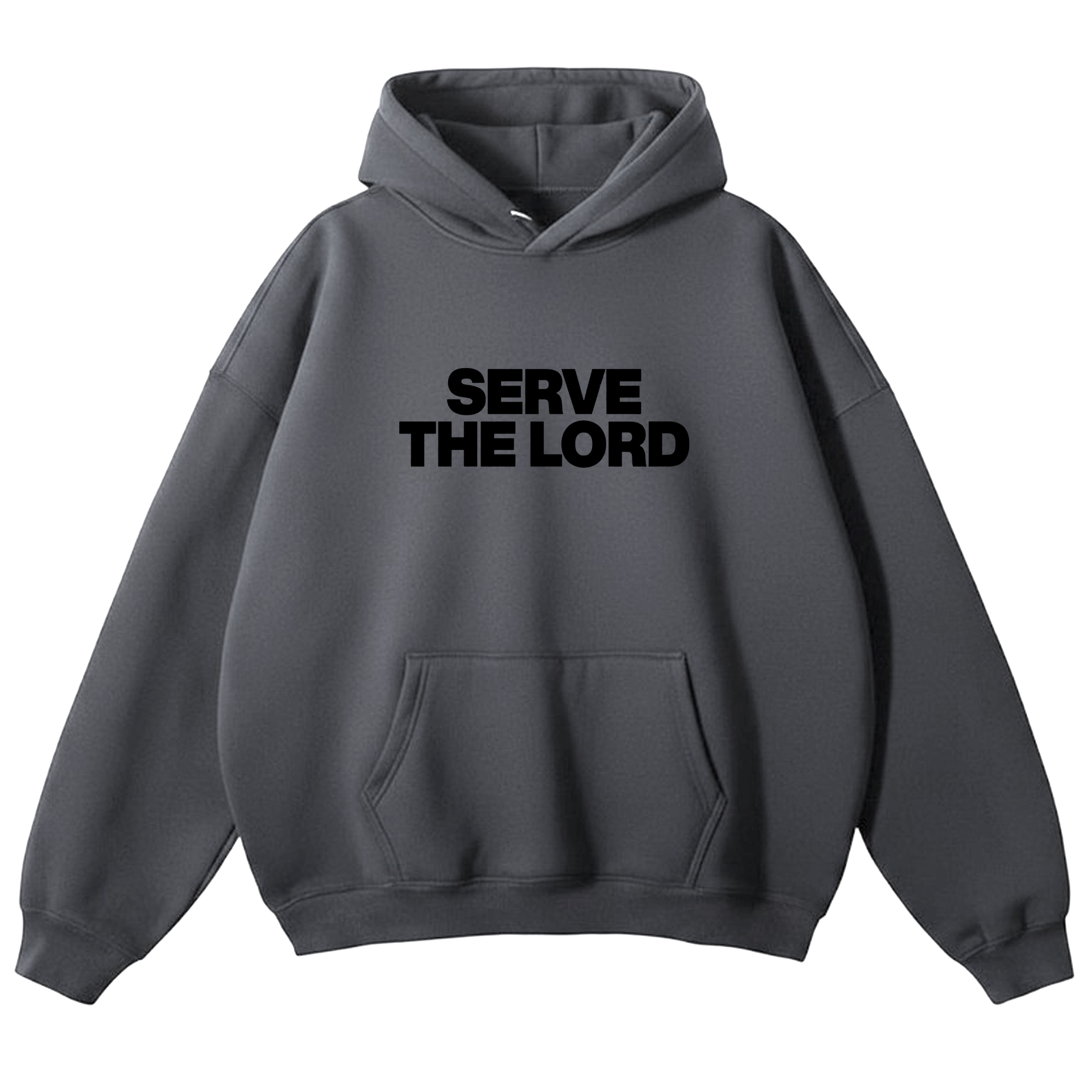 Polerón Hoddie Overbox - Serve the Lord 1