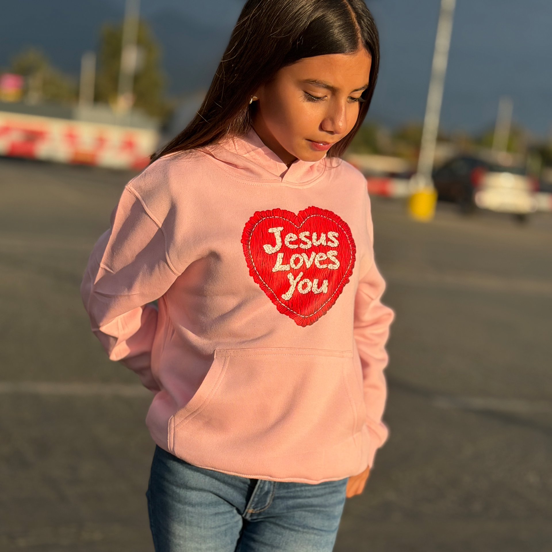 Polerón Hoddie Regular Kids - Jesus Love You 2