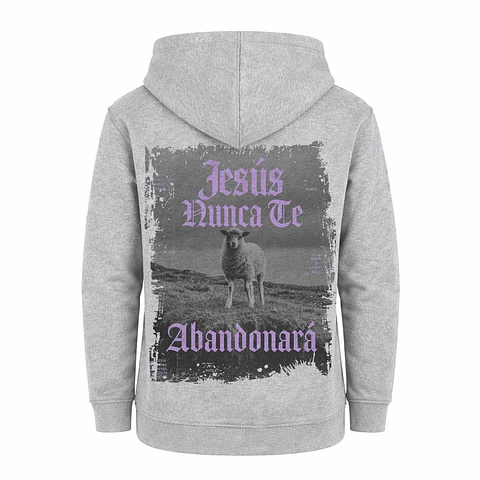Polerón Hoddie Regular Kids - Jesús nunca te abandonará