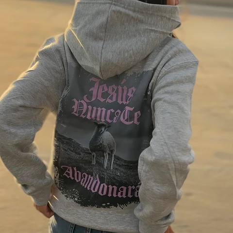 Polerón Hoddie Regular Kids - Jesús nunca te abandonará