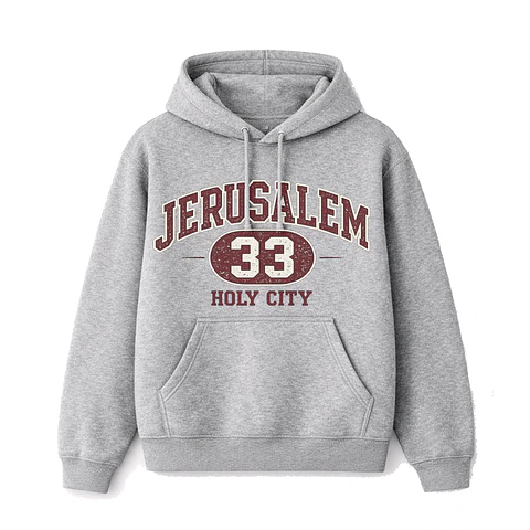 Polerón Hoddie Regular - Jerusalem