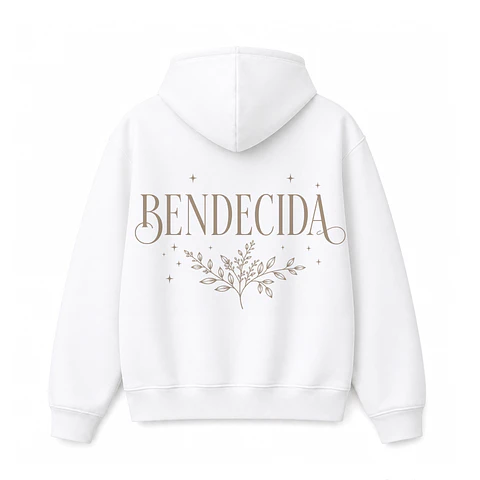 Polerón Hoddie Regular - Bendecida 