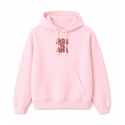 Polerón Hoddie Regular - Jesús te ama 