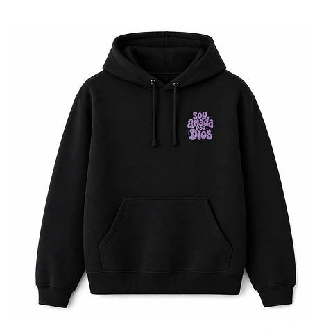 Polerón Hoddie Regular - Amada por Dios print