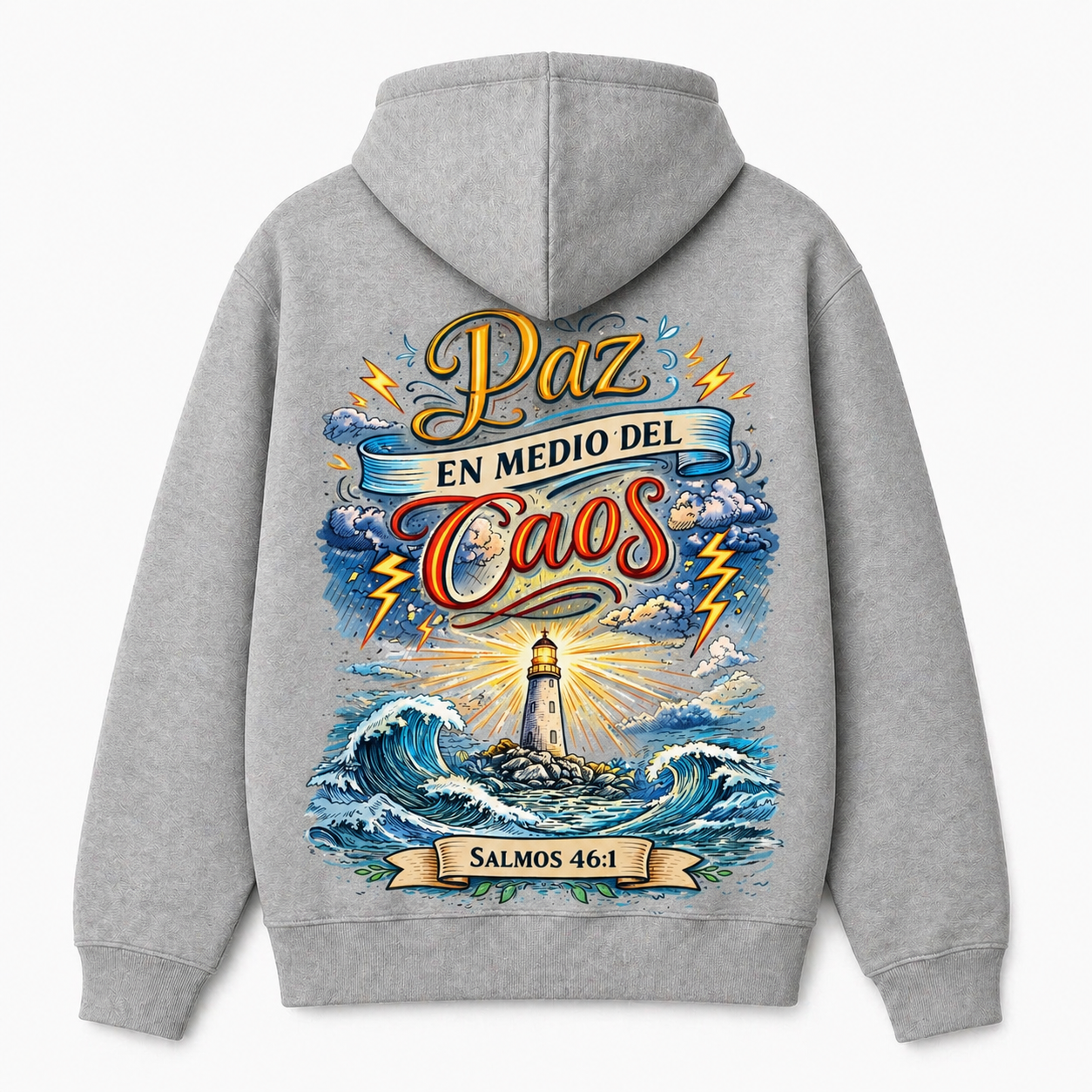 Polerón Hoddie Regular - paz en medio del caos  1
