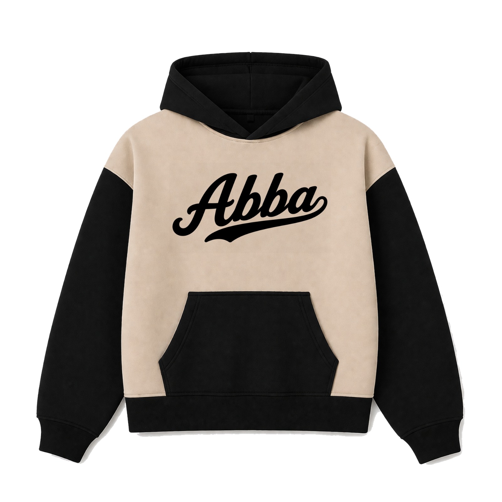 Polerón Hoddie Boxyfit Bicolor - Abba 1
