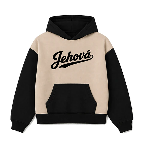 Polerón Hoddie Boxyfit Bicolor - Jehová