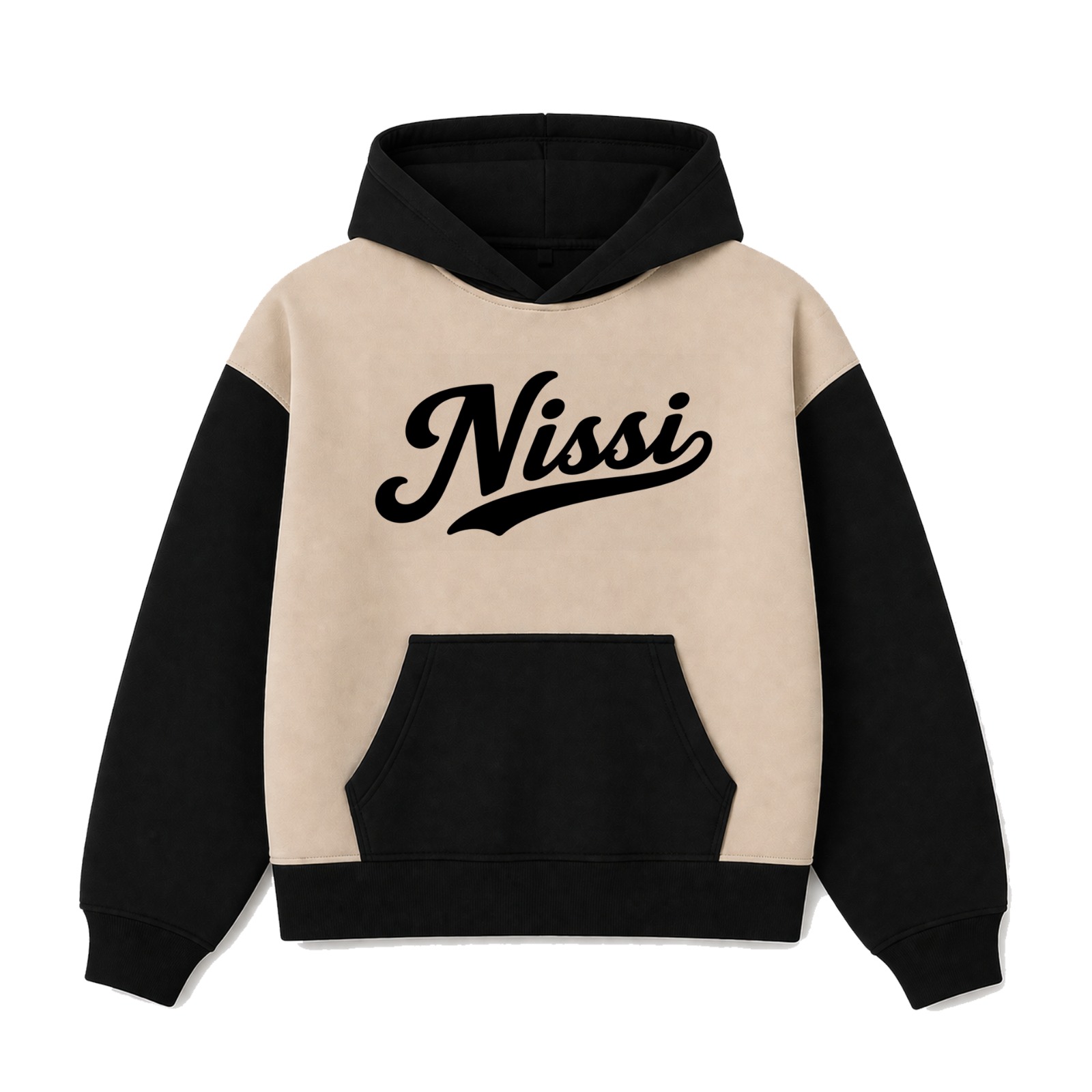 Polerón Hoddie Boxyfit Bicolor - Nissi 1