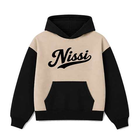 Polerón Hoddie Boxyfit Bicolor - Nissi