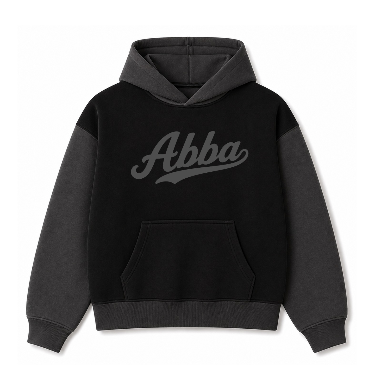 Polerón Hoddie Boxyfit Bicolor - Abba 1