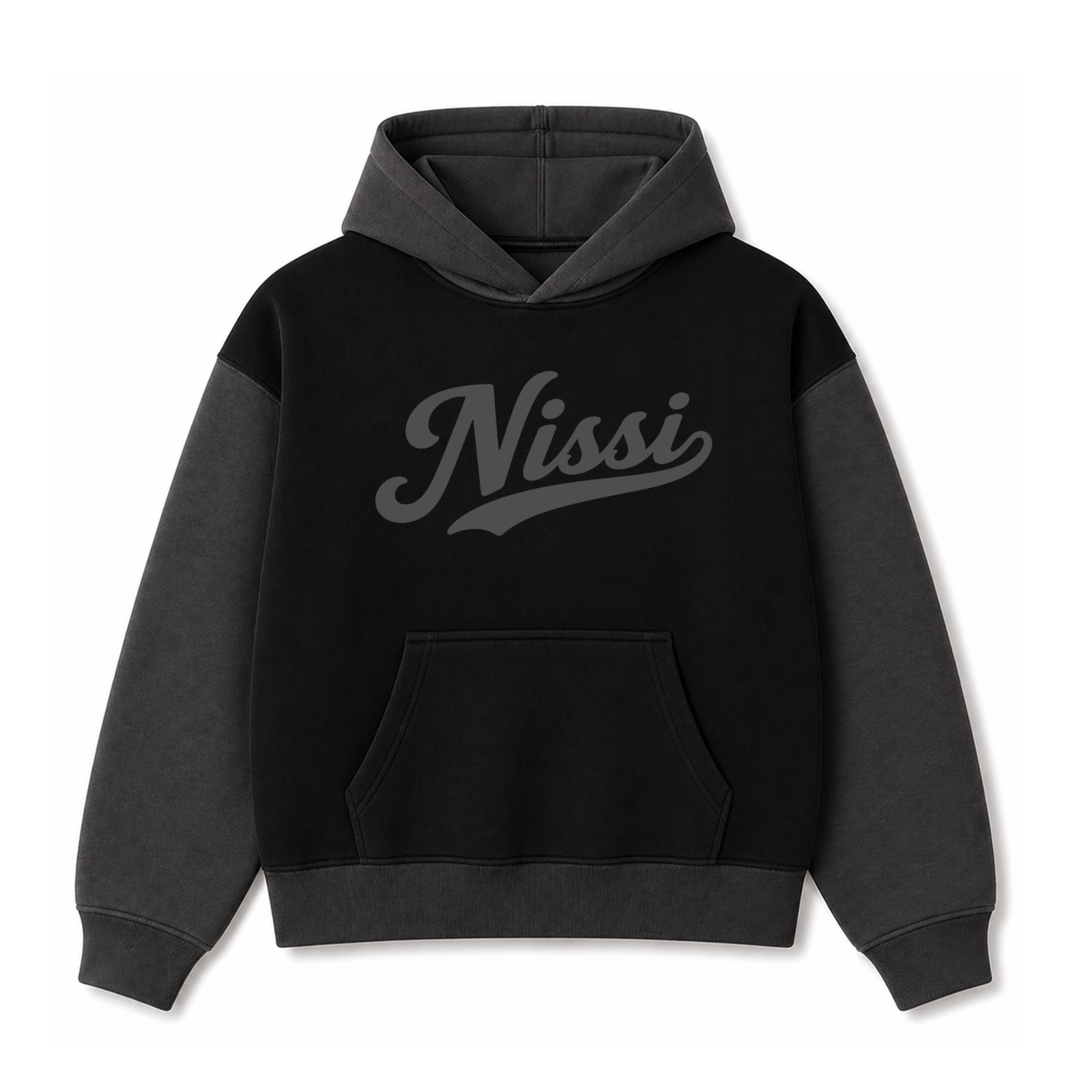 Polerón Hoddie Boxyfit Bicolor - Nissi 1