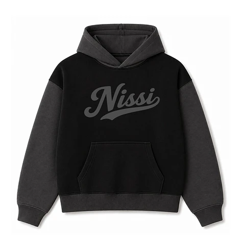 Polerón Hoddie Boxyfit Bicolor - Nissi