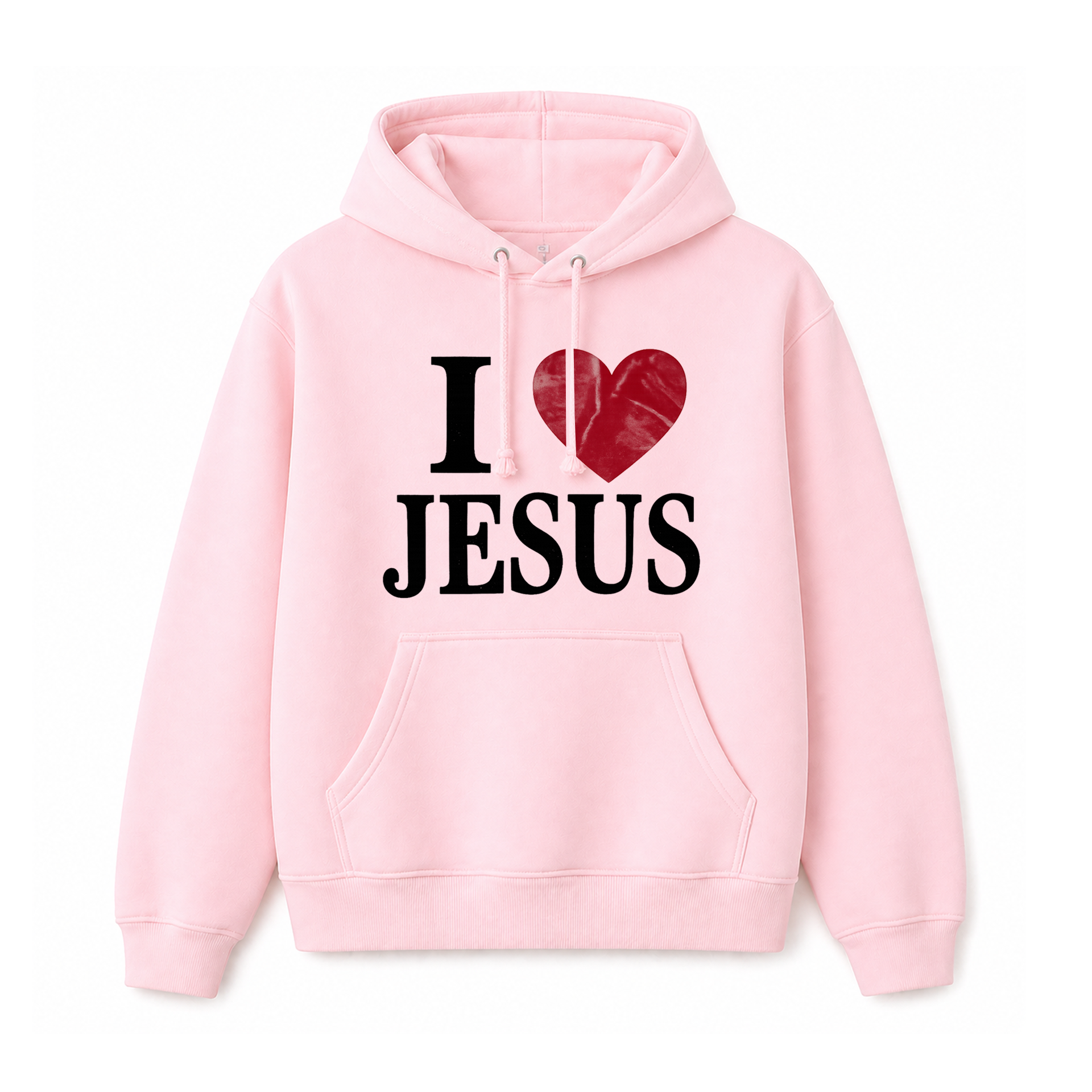 Polerón Hoddie Regular - I love Jesus 1